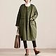 Army green coat. Coats. Buykud. Online shopping on My Livemaster.  Фото №2