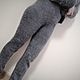 Pants with cuffs (joggers, leggings) made of goat down. Leggings. Творческая мастерская козьего пуха (локоны, пряжа, изделия). My Livemaster. Фото №4