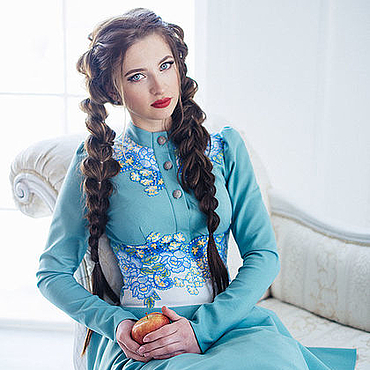 Одежда ручной работы. Ярмарка Мастеров - ручная работа Платье"Весна". Handmade.