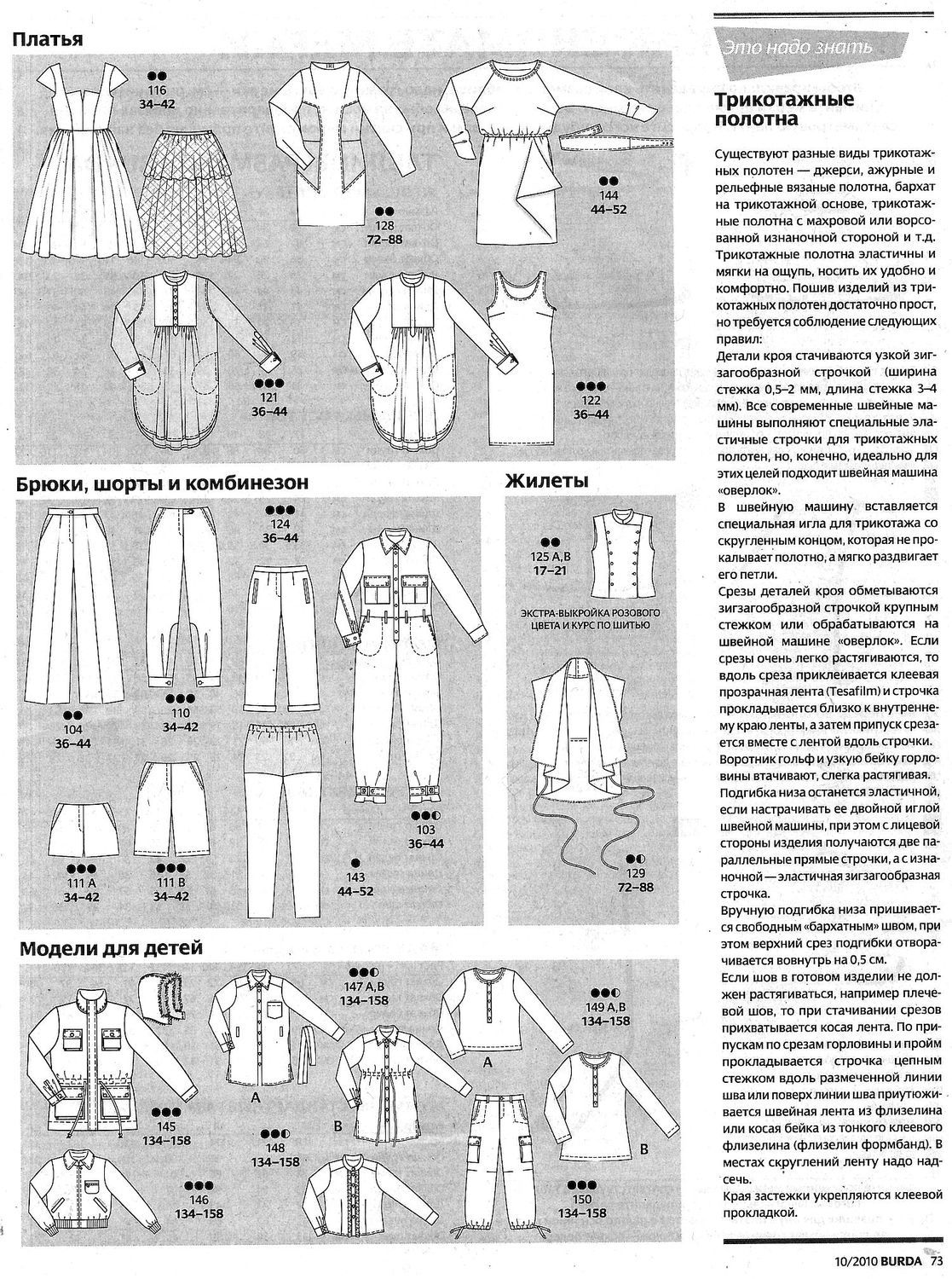 Журнал выкройки мужских