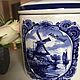 Jar 'Holland', Delft, Holland. Vintage interior. Dutch West - Indian Company. Online shopping on My Livemaster.  Фото №2