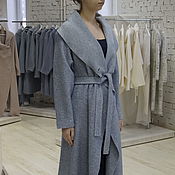 Одежда handmade. Livemaster - original item Coat jacket with tails blue wool of loden clothes. Handmade.