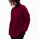 To better visualize the model, click on the photo CUTE-KNIT NAT Onipchenko Fair Masters to Buy women's sweater knit large
