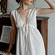 Emmanuelle silk cambric nightgown. Nightdress. Delicate Clothing Store (Daria). Online shopping on My Livemaster.  Фото №2