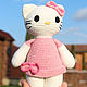Knitted dolls crochet 'Hello Kitty'. Stuffed Toys. Amigurushka. Online shopping on My Livemaster.  Фото №2