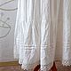 Order Linen petticoat with lace white long. CreativChik by Anna Krapivina (Creativchik). Livemaster. . Skirts Фото №3