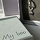  my boo. Серьги-кольца. My-boo-1. Интернет-магазин Ярмарка Мастеров.  Фото №2