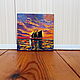 Miniature oil painting 'The sun in the sails' 10/10. Pictures. Anji's favourite pictures (anzhela-a). My Livemaster. Фото №4