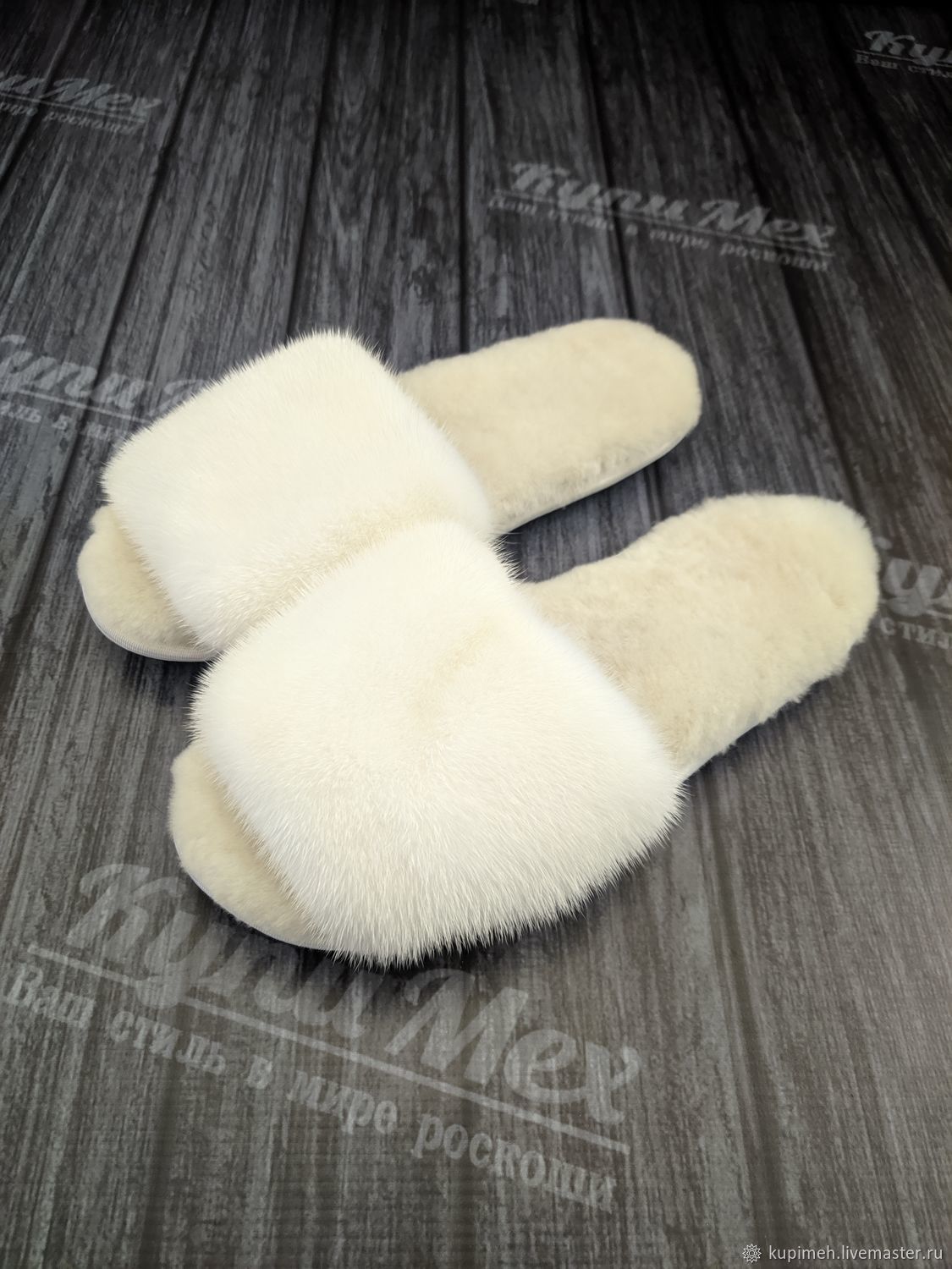Home Slippers made of mink fur, Slippers, Nalchik,  Фото №1