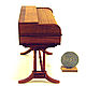 Стол-бюро с убирающейся крышкой (миниатюра 1:12). Мебель для кукол. Виталий (drug_barsuka). Ярмарка Мастеров.  Фото №6