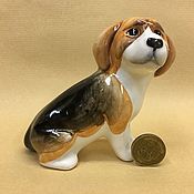 Для дома и интерьера handmade. Livemaster - original item Beagle porcelain figurine. Handmade.