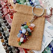 Сумки и аксессуары handmade. Livemaster - original item Talisman keychain made of natural stones for keys. Handmade.