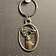 Брелок Олень Подвеска Олени Брелок Лань deer keychain keyring pendant. Брелок. WiLiJe: WildLife Jewelery. Интернет-магазин Ярмарка Мастеров.  Фото №2