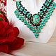 Order Necklace "Turquoise sea green". Galina Svetlova. Livemaster. . Necklace Фото №3