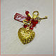 Big heart, Key chain, Moscow,  Фото №1