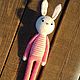 Handmade knitted rabbit gift order. Amigurumi dolls and toys. *НеОбЫчНыЕ ПоДаРкИ*. Online shopping on My Livemaster.  Фото №2