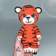 Tiger Cub Lo knitted toy tiger symbol of the year as a gift. Stuffed Toys. vyazunchiki-lz (vyazunchiki-lz). My Livemaster. Фото №6