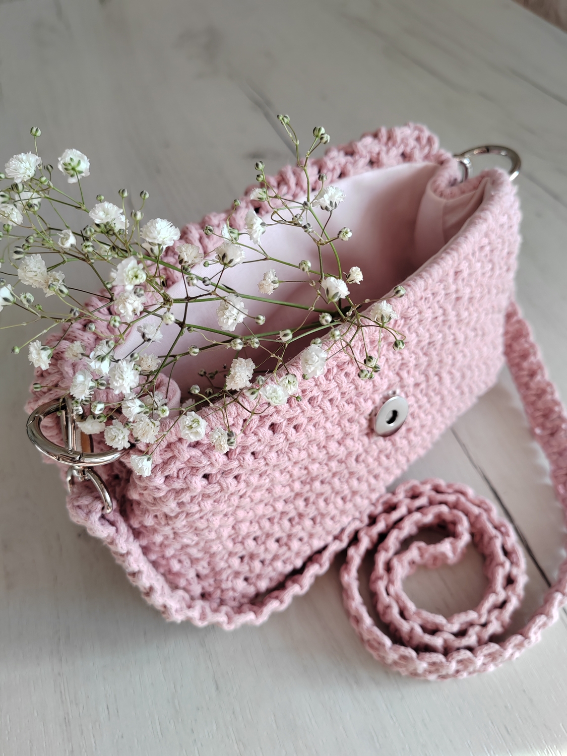 Сумочка мария в розовом цвете