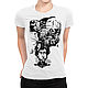 Cotton T-shirt 'Heroes of Tim Burton', T-shirts, Moscow,  Фото №1