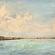 Photo pictures for the interior Panorama of St.-Petersburg pastel mint and blue colors, 