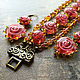 Bracelet and earrings 'Tea rose'. Bead bracelet. JP jewelry design. Online shopping on My Livemaster.  Фото №2