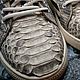 Sneakers made of genuine python leather and thick water-repellent fabric!. Training shoes. SHOES&BAGS. My Livemaster. Фото №4