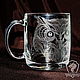 OWL. tea mug. Mugs and cups. ArtGraving. Online shopping on My Livemaster.  Фото №2