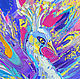 2 paintings with peacocks 'Colorful dance' diptych. Pictures. Multicolor Gallery. My Livemaster. Фото №5