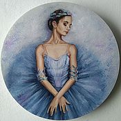 Картины и панно handmade. Livemaster - original item Oil painting Portrait of a ballerina. Handmade.
