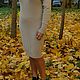 Платье "Теплый беж " 100% кашемир. Платья. Вера / Kirshvery_knit (kirshvery) (kirshvery). Ярмарка Мастеров.  Фото №4