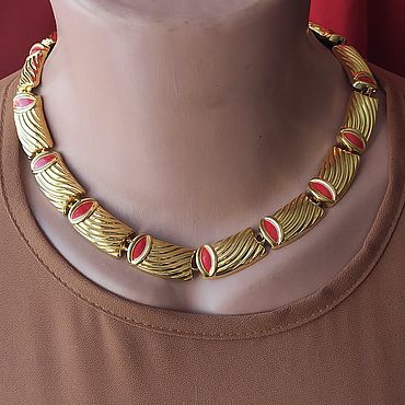 Винтаж ручной работы. Ярмарка Мастеров - ручная работа Винтаж: Ожерелье. AN28g. Handmade.