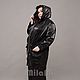 Art.4326 Park made of a black chameleon raincoat, with a hood. Parkas jacket. MilaMi. My Livemaster. Фото №5