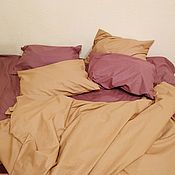 Для дома и интерьера handmade. Livemaster - original item Set of bed linen from ranfors (organic cotton poplin). Handmade.