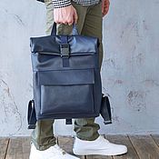 Сумки и аксессуары handmade. Livemaster - original item Men`s backpack leather 