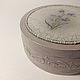 Round jewelry box 'Mary'. Box. Amstelcherry. Online shopping on My Livemaster.  Фото №2