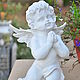 Praying angel made of polyresin for garden decor. Garden figures. Decor concrete Azov Garden. Online shopping on My Livemaster.  Фото №2