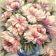 Pattern wool Bouquet of Peonies, Pictures, St. Petersburg,  Фото №1