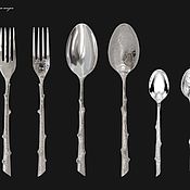 Посуда handmade. Livemaster - original item A set of cutlery Hunting. Handmade.