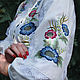 Embroidered cambric blouse ' Morning coolness', Blouses, Vinnitsa,  Фото №1
