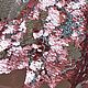 Embroidery on a grid with sequins. Tango, Fabric, Kurganinsk,  Фото №1