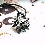 Украшения handmade. Livemaster - original item Necklace: Necklace/choker men`s black (witcher). Handmade.
