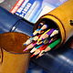 Order Case pencil case tube leather round. CRAZY RHYTHM bags (TP handmade). Livemaster. . Case Фото №3