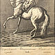 Винтаж: RIDINGER гравюра всадник. Картины винтажные. Антикварные вещи Capricho Espanol. Ярмарка Мастеров.  Фото №5