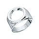 Ring large figured with a circle 925 silver minimalism. Rings. AllOver. My Livemaster. Фото №4