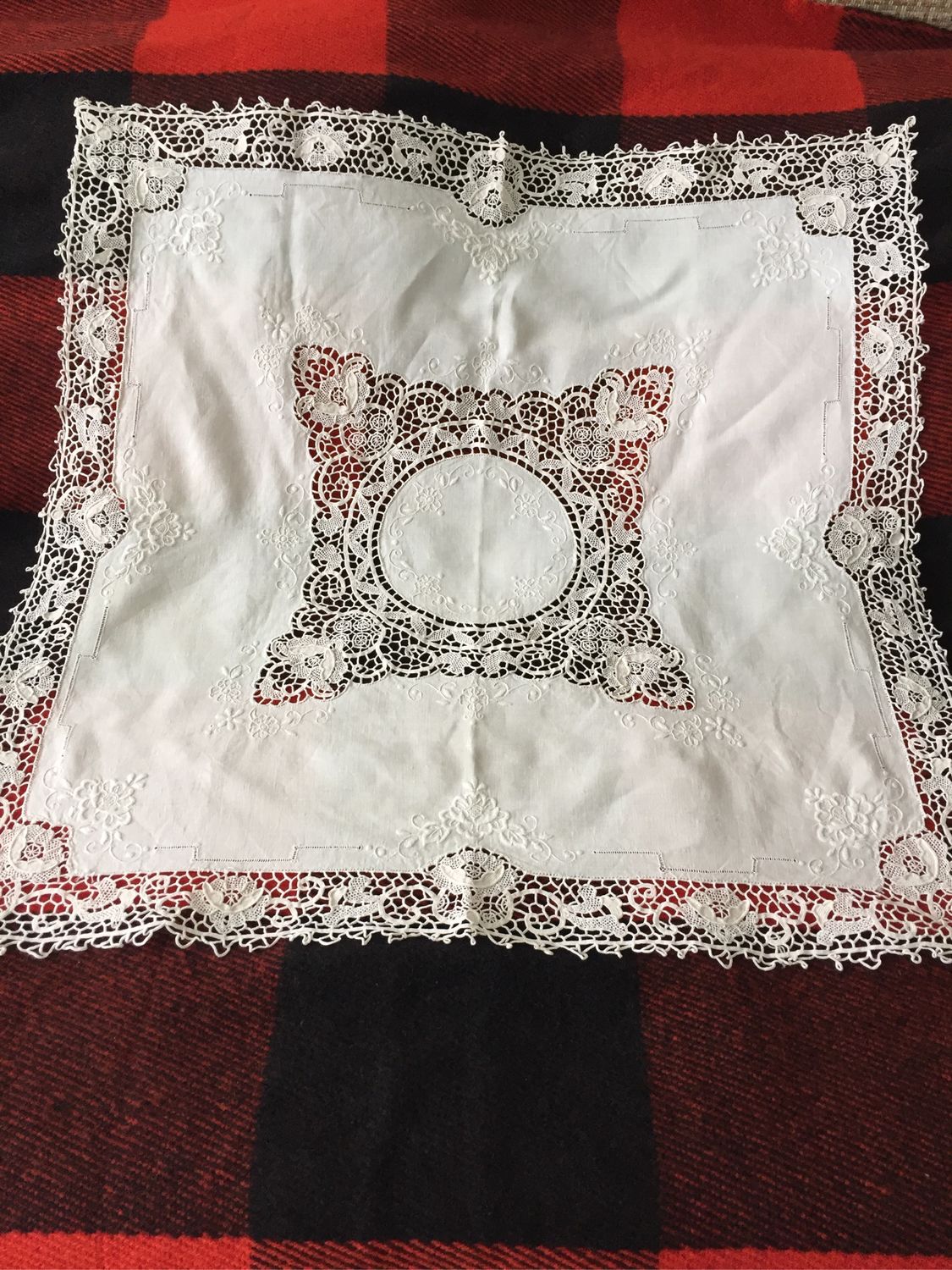 Винтаж: Старинная скатерть в интернет-магазине на Ярмарке Мастеров ...