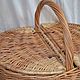 Basket wicker from a vine 'For a picnic'. Picnic baskets. Elena Shitova - basket weaving. My Livemaster. Фото №5