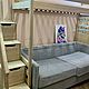 Детская кровать чердак домик с лестницей комодом деревянная из массива. Кровати. SCANDI. Интернет-магазин Ярмарка Мастеров.  Фото №2