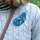 Brooch Feather Blue bird Mascot. Brooches. Nina Miller (nina-m). Online shopping on My Livemaster.  Фото №2