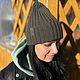 Шапка резинкой 2*2. Шапки. Елена Галиева (Elengalieva). Интернет-магазин Ярмарка Мастеров.  Фото №2