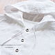 Мужская рубашка из тонкого льна с капюшоном. Рубашки мужские. Alavi_Nature_Lux. Ярмарка Мастеров.  Фото №6